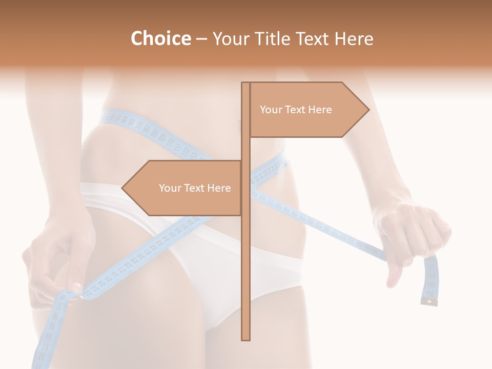 Woman Skin Stomach PowerPoint Template