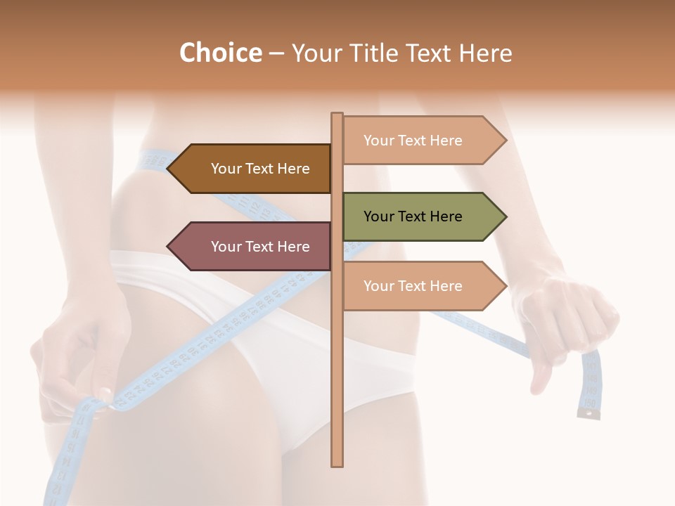 Woman Skin Stomach PowerPoint Template