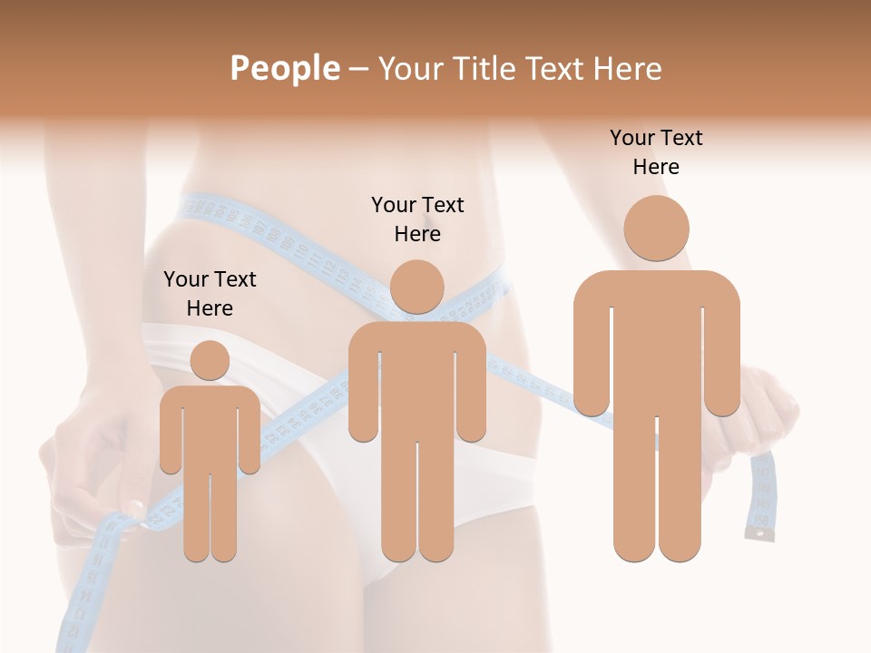 Woman Skin Stomach PowerPoint Template