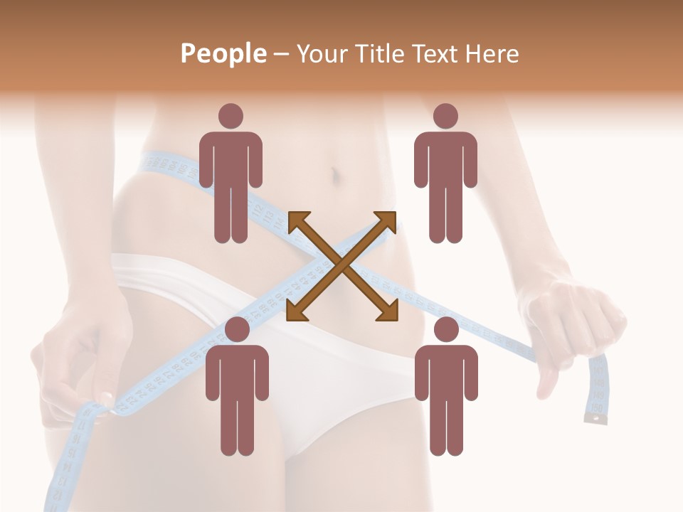 Woman Skin Stomach PowerPoint Template