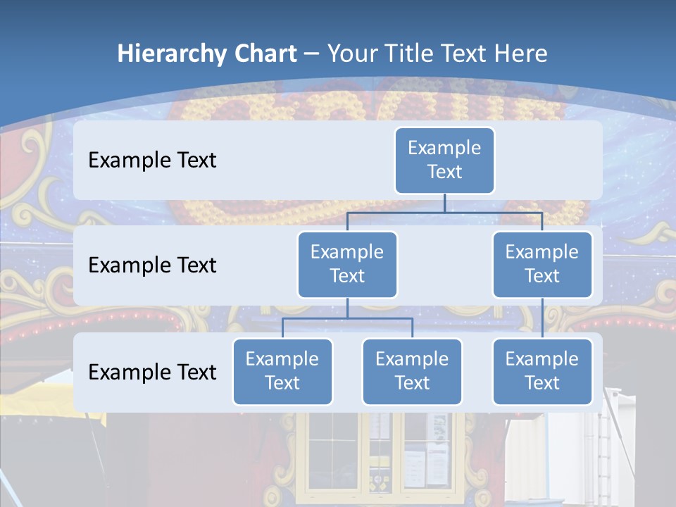 A Circus Tent With A Blue Sky In The Background PowerPoint Template