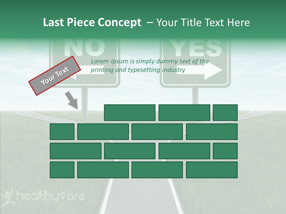 Business Choice Voting Verdict PowerPoint Template