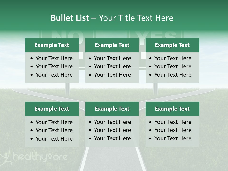 Business Choice Voting Verdict PowerPoint Template