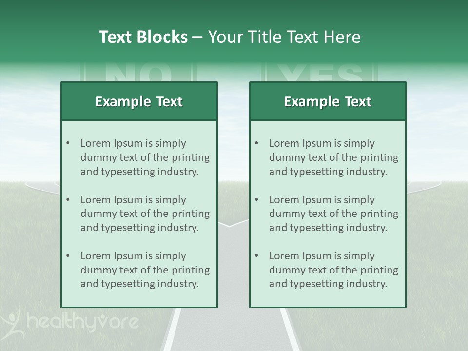 Business Choice Voting Verdict PowerPoint Template