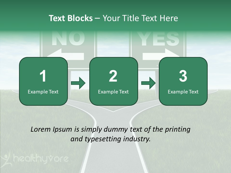 Business Choice Voting Verdict PowerPoint Template