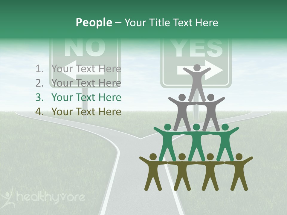 Business Choice Voting Verdict PowerPoint Template