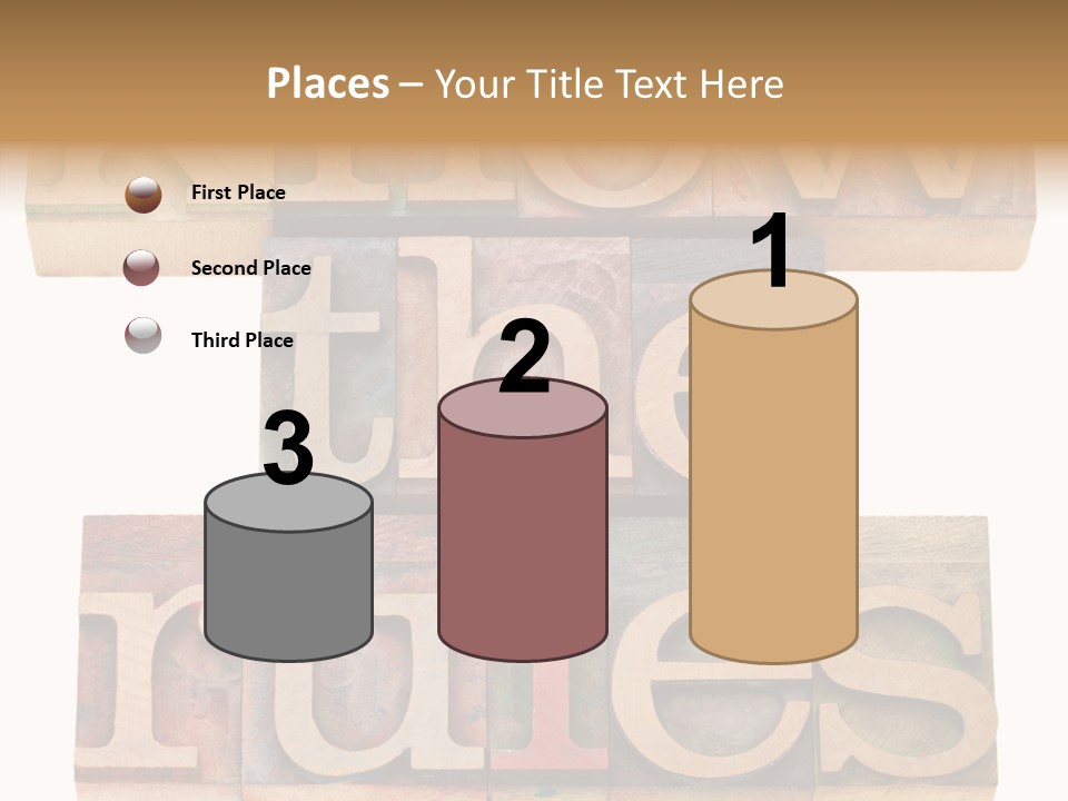 The Words Know The Rules Written In Wood Type PowerPoint Template