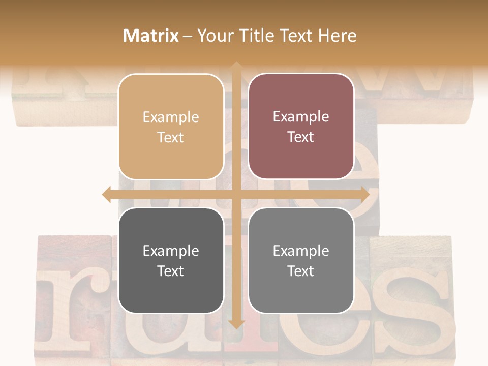The Words Know The Rules Written In Wood Type PowerPoint Template