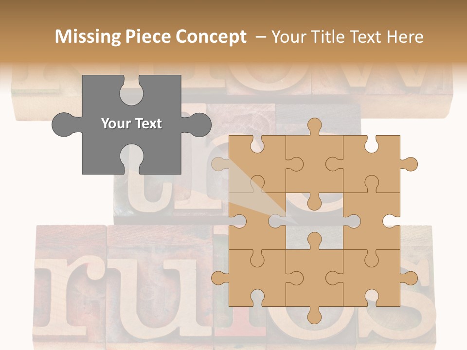 The Words Know The Rules Written In Wood Type PowerPoint Template