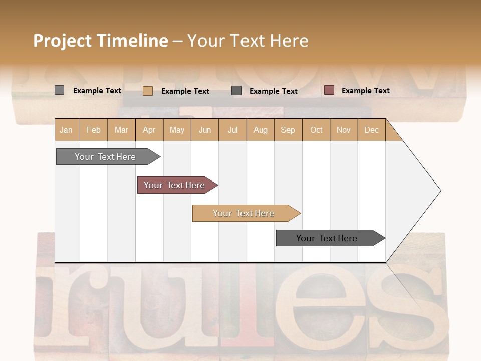 The Words Know The Rules Written In Wood Type PowerPoint Template