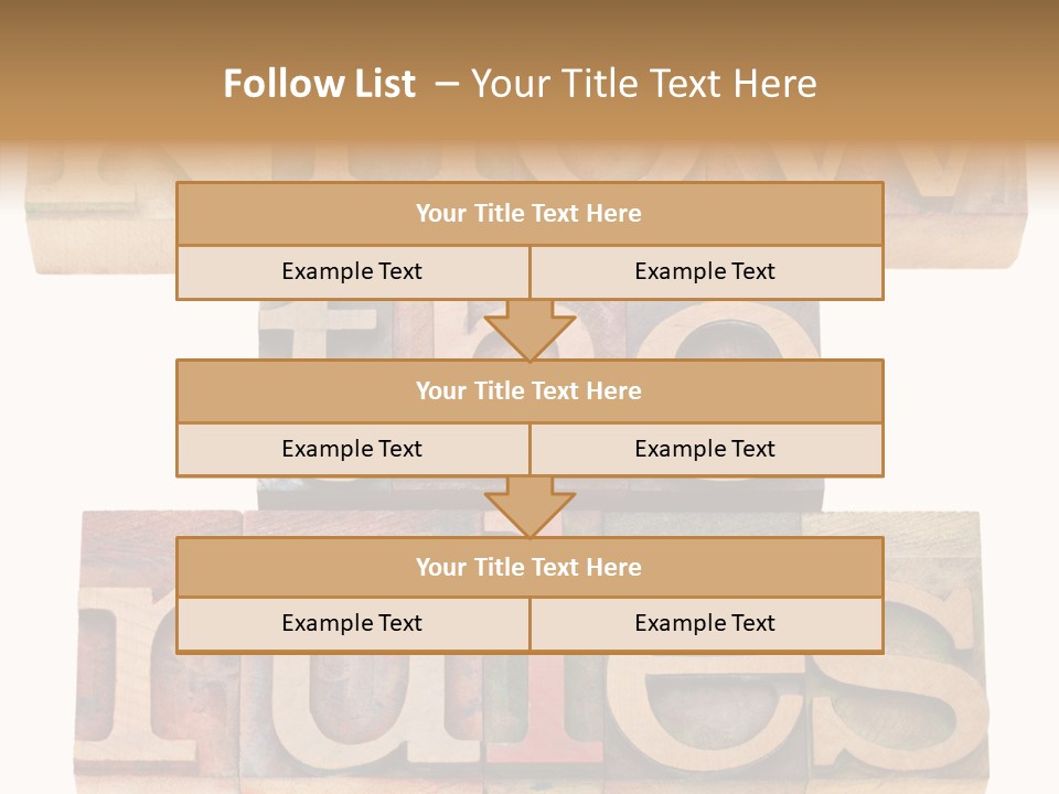 The Words Know The Rules Written In Wood Type PowerPoint Template