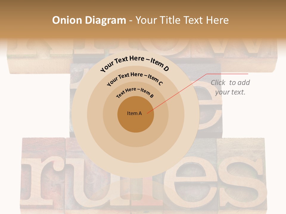 The Words Know The Rules Written In Wood Type PowerPoint Template