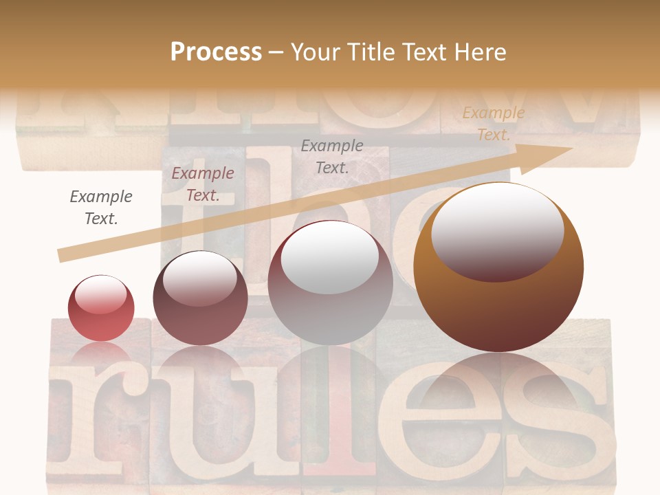 The Words Know The Rules Written In Wood Type PowerPoint Template