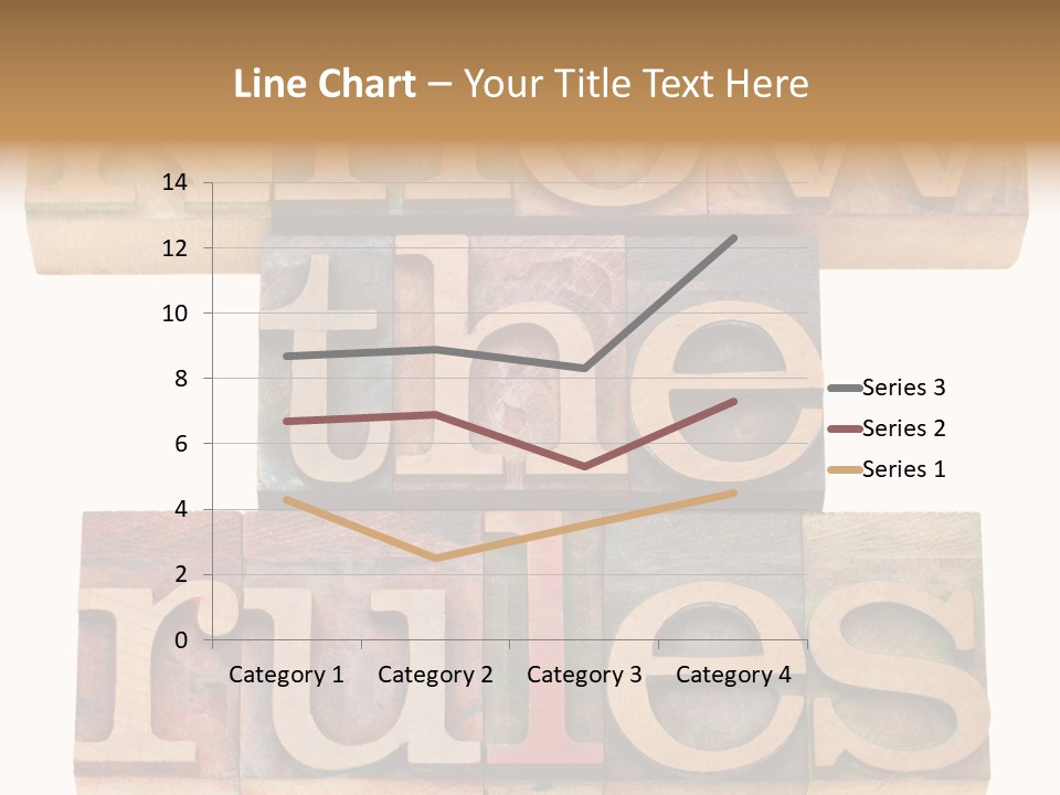 The Words Know The Rules Written In Wood Type PowerPoint Template