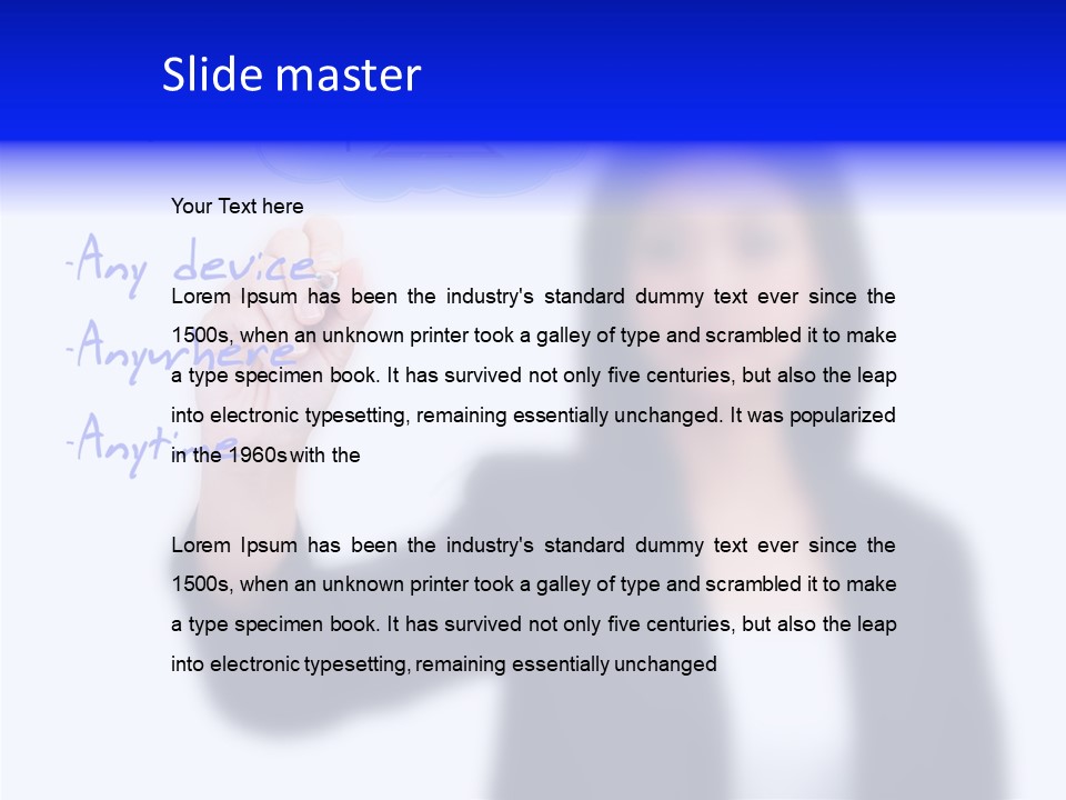 Hand Reality Advanced PowerPoint Template