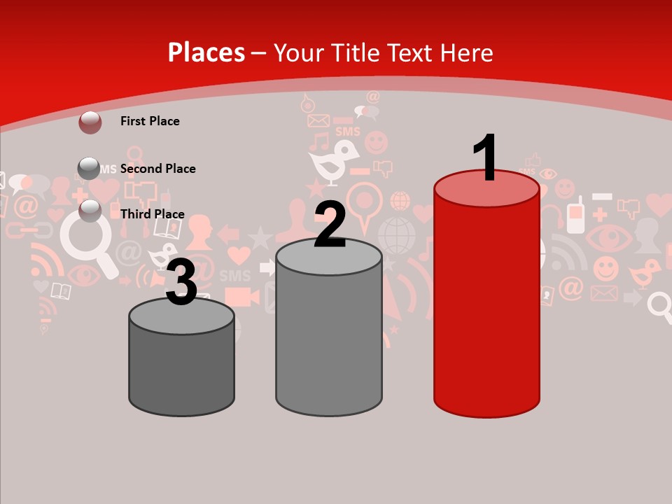 Social Halloween Individuality PowerPoint Template