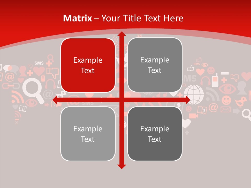 Social Halloween Individuality PowerPoint Template