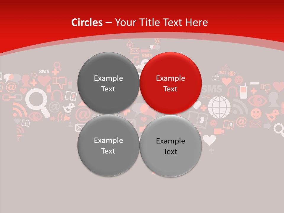 Social Halloween Individuality PowerPoint Template