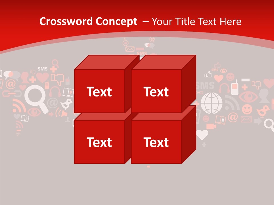 Social Halloween Individuality PowerPoint Template