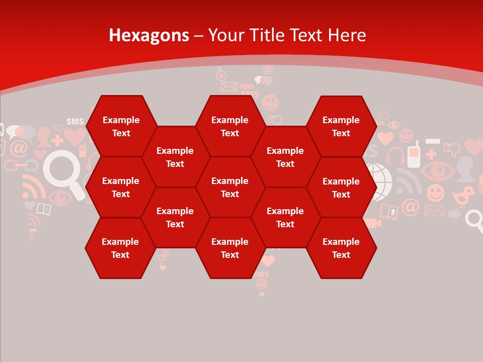 Social Halloween Individuality PowerPoint Template