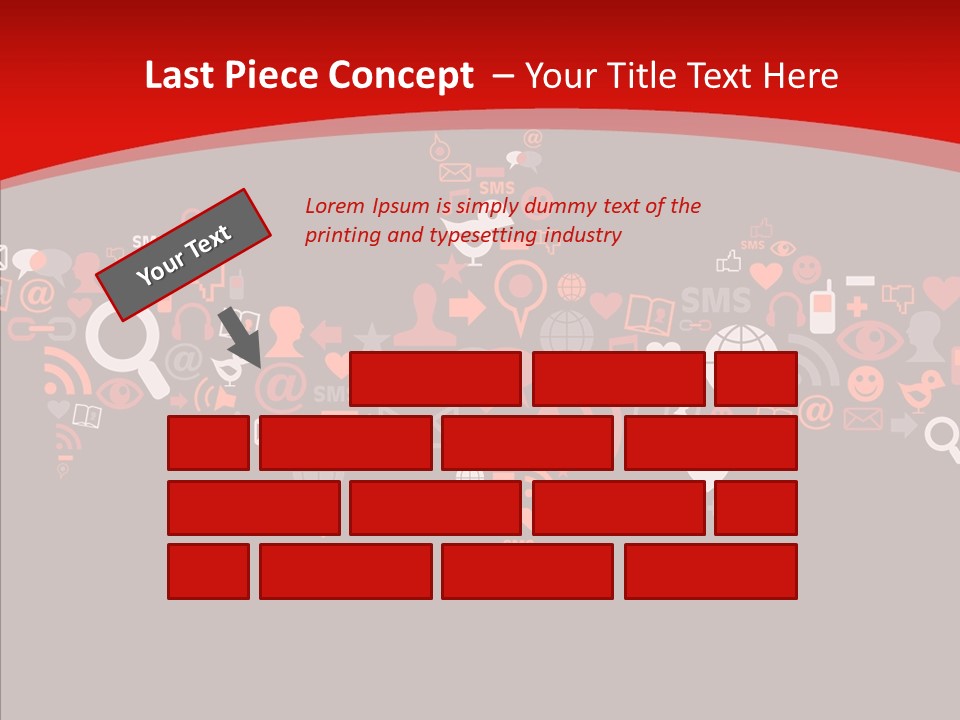 Social Halloween Individuality PowerPoint Template