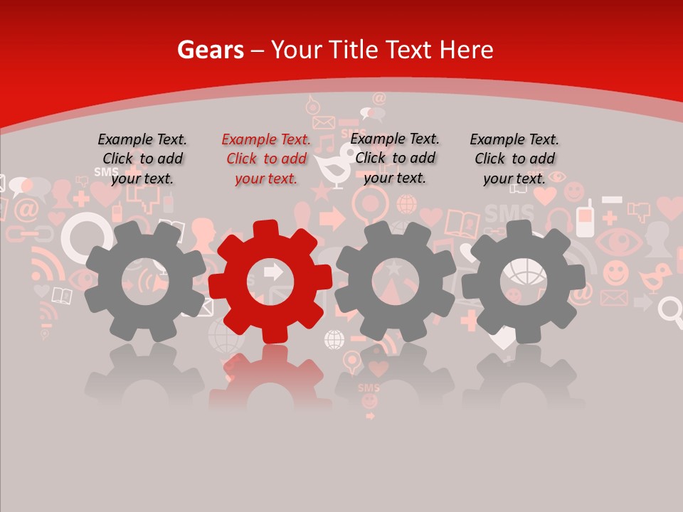 Social Halloween Individuality PowerPoint Template