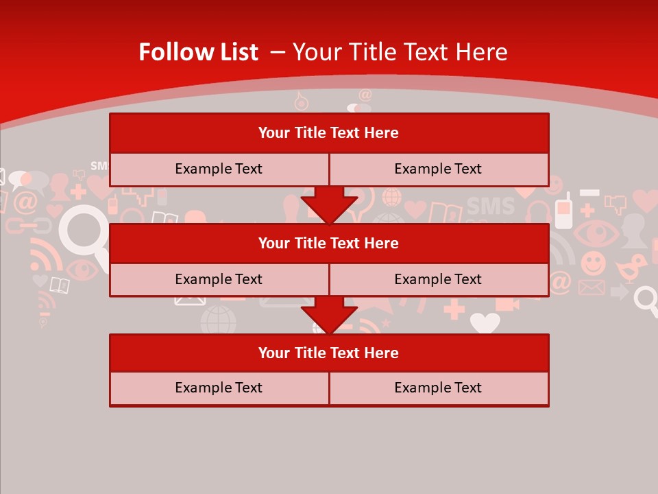 Social Halloween Individuality PowerPoint Template