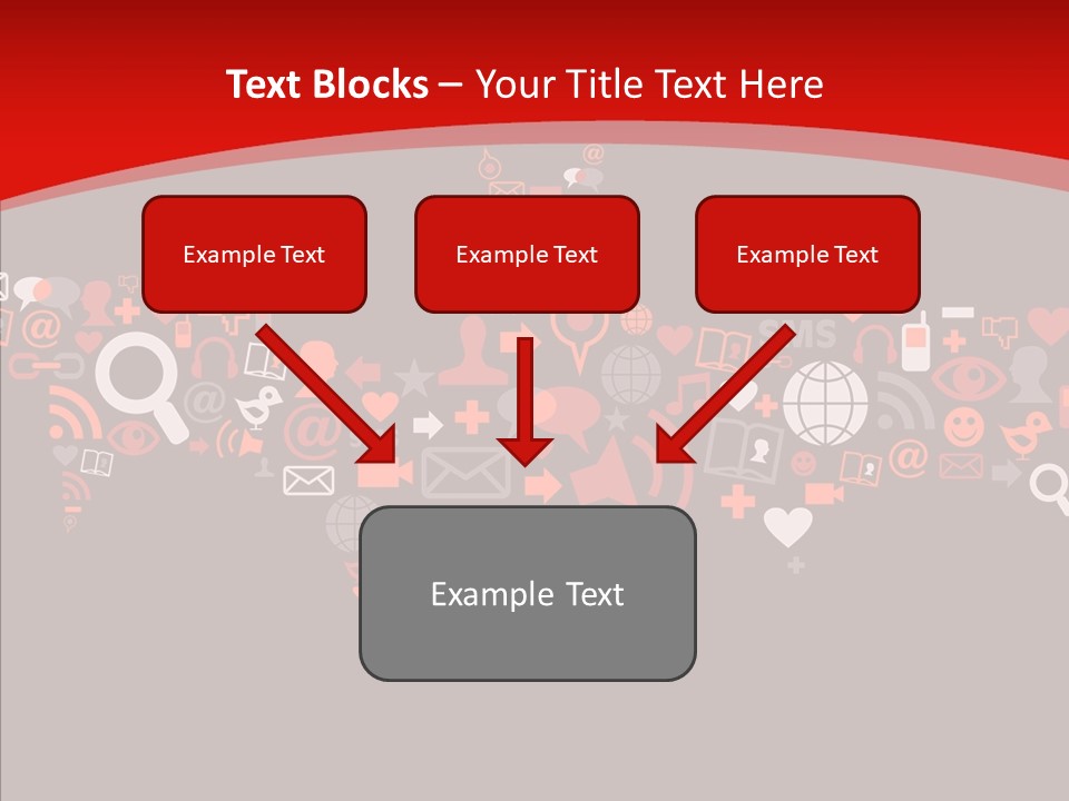 Social Halloween Individuality PowerPoint Template