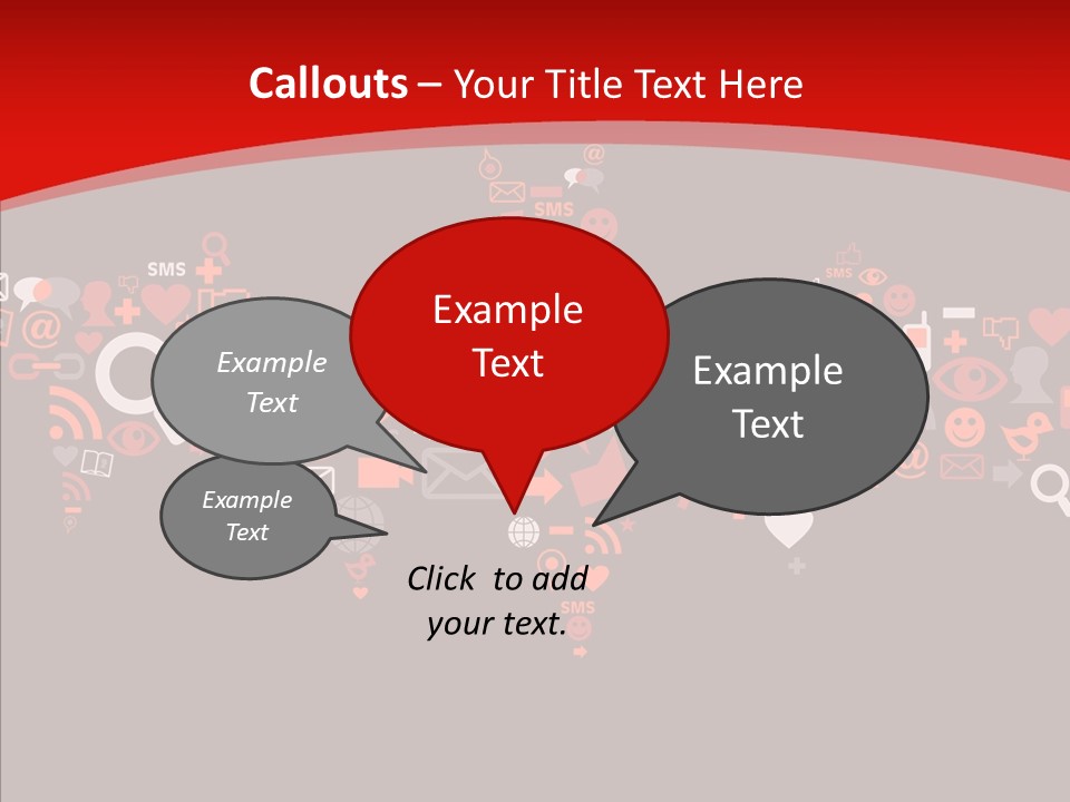 Social Halloween Individuality PowerPoint Template