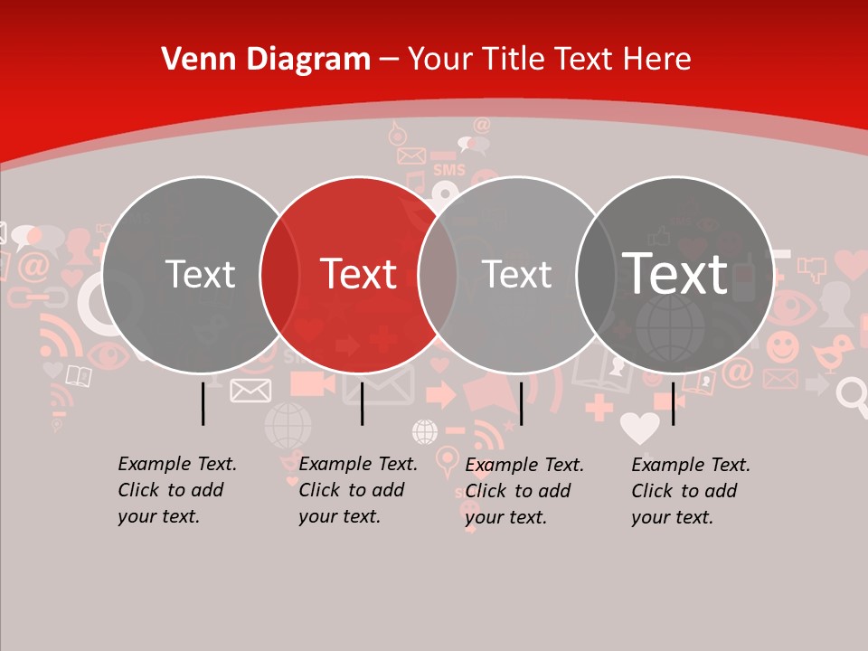Social Halloween Individuality PowerPoint Template