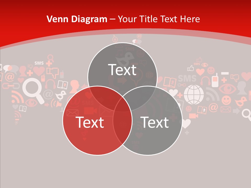 Social Halloween Individuality PowerPoint Template