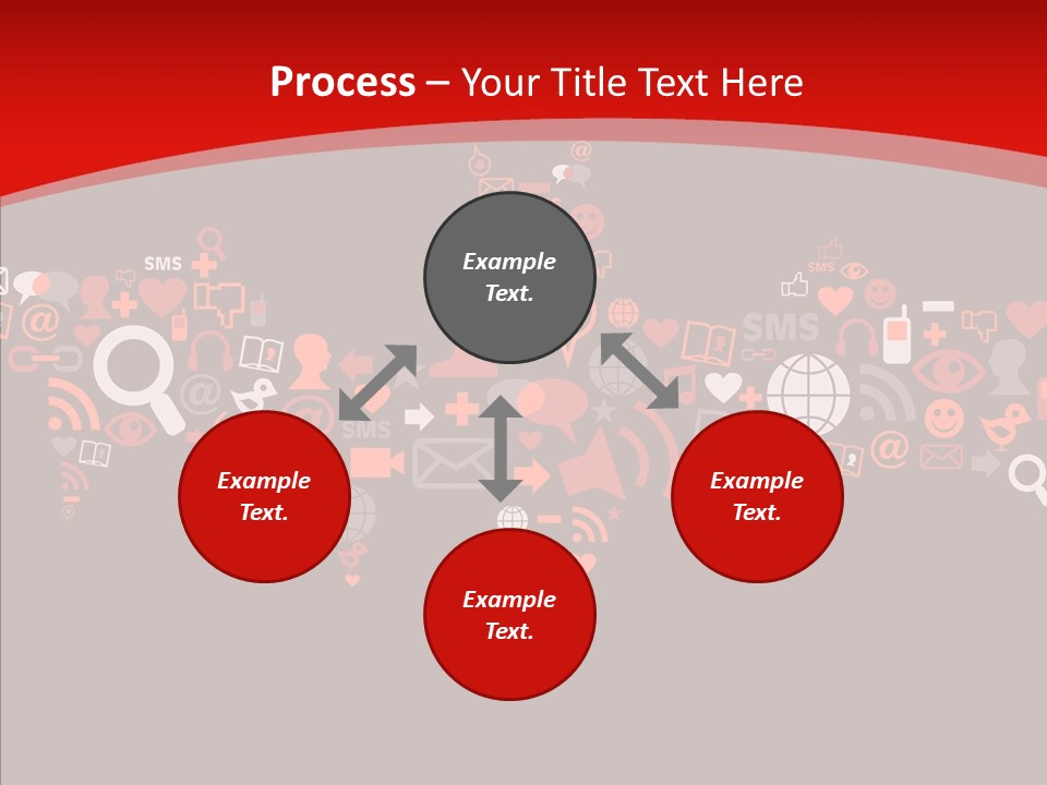 Social Halloween Individuality PowerPoint Template