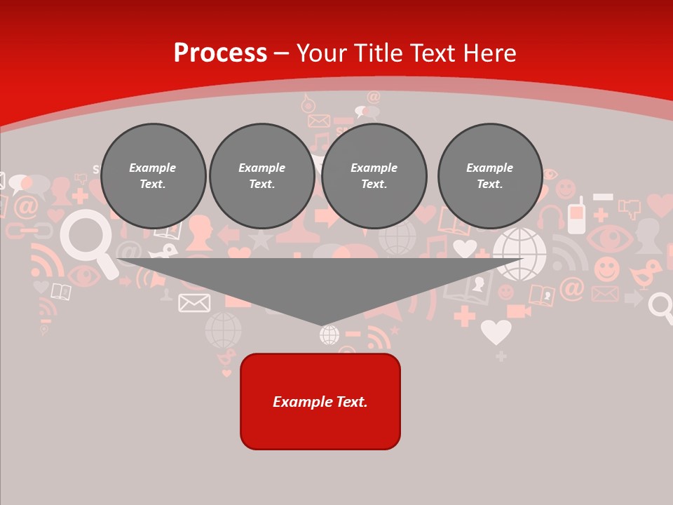 Social Halloween Individuality PowerPoint Template