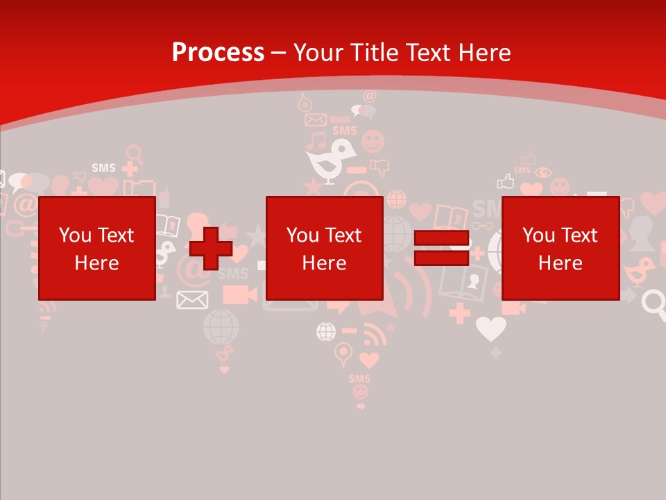 Social Halloween Individuality PowerPoint Template