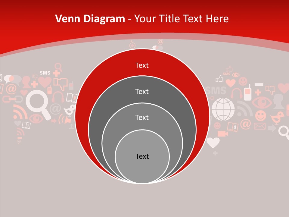 Social Halloween Individuality PowerPoint Template