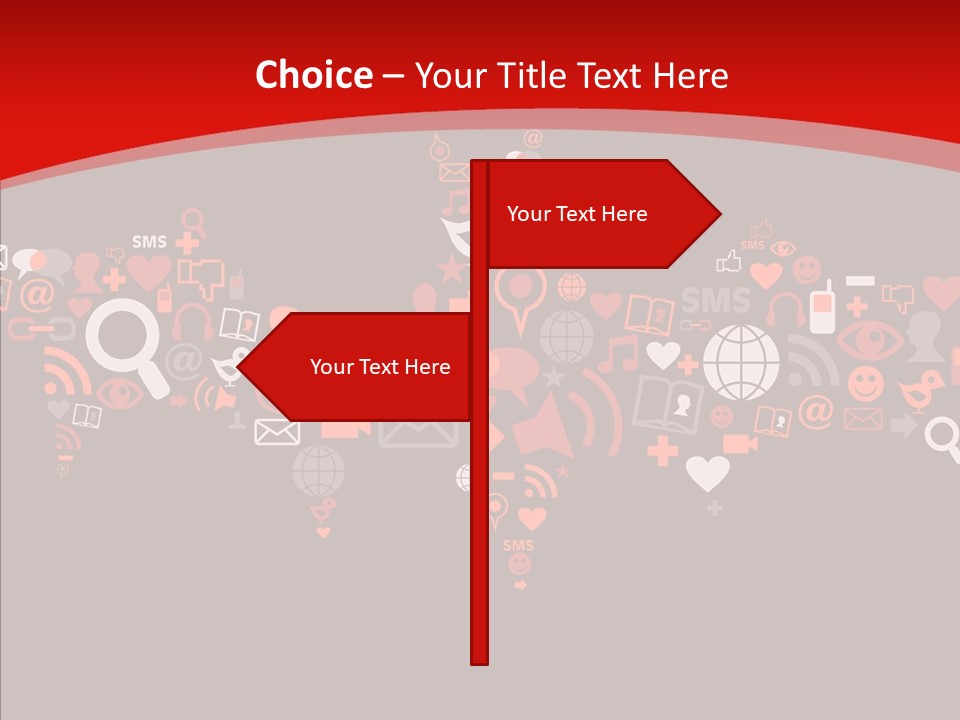 Social Halloween Individuality PowerPoint Template