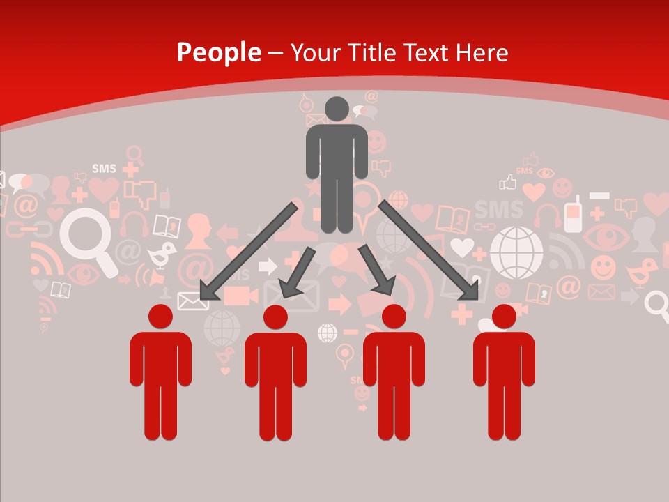 Social Halloween Individuality PowerPoint Template