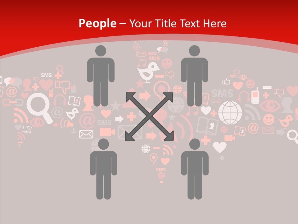 Social Halloween Individuality PowerPoint Template