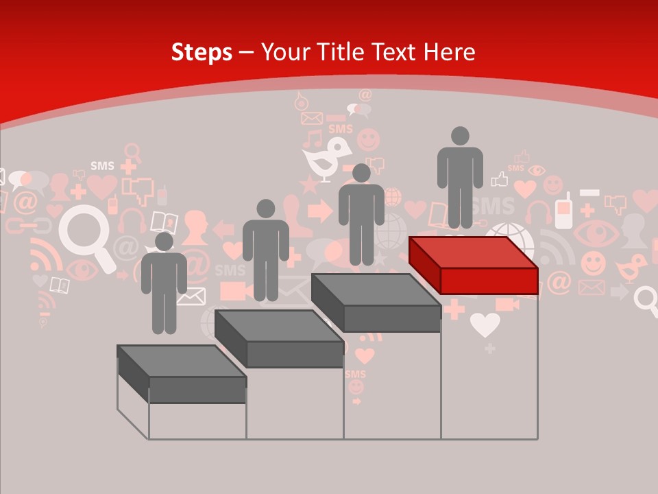 Social Halloween Individuality PowerPoint Template