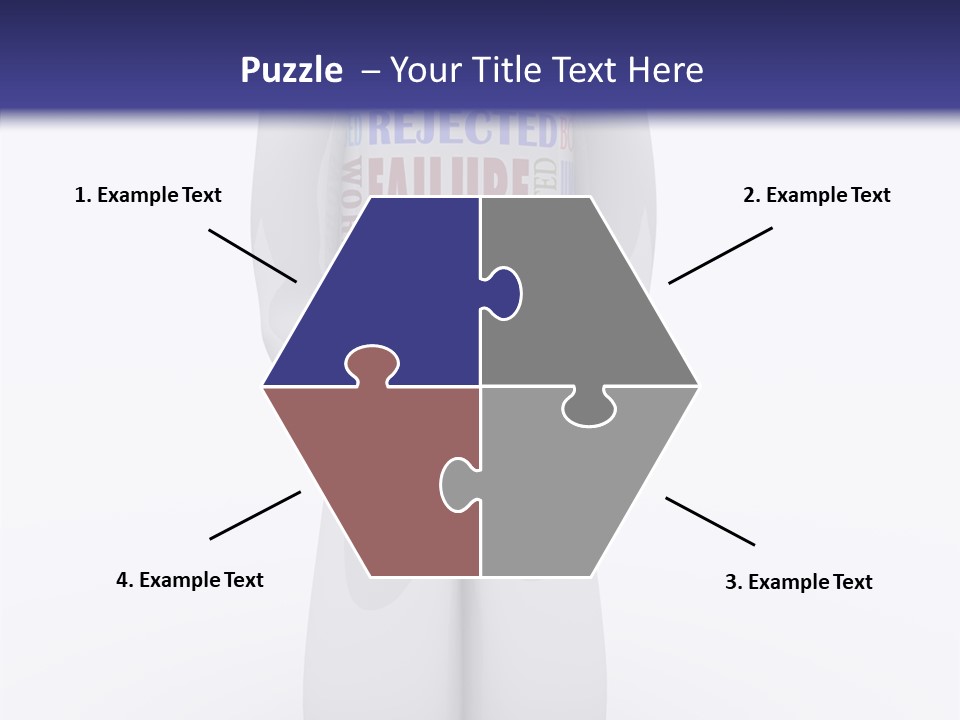 Alone Rejection Unacceptable PowerPoint Template