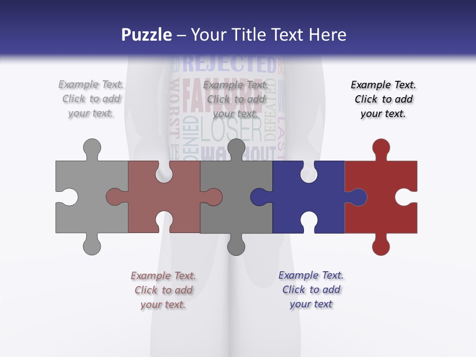 Alone Rejection Unacceptable PowerPoint Template