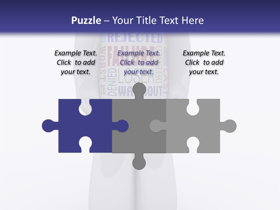 Alone Rejection Unacceptable PowerPoint Template