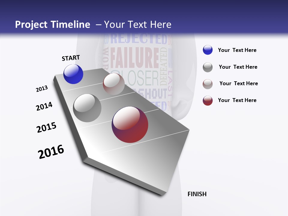 Alone Rejection Unacceptable PowerPoint Template