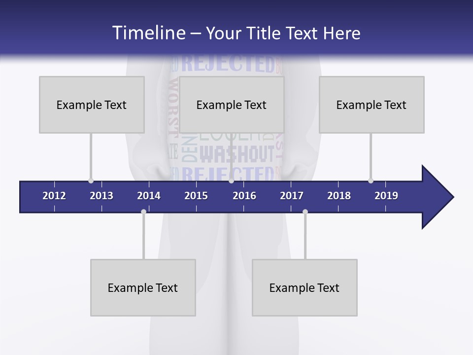 Alone Rejection Unacceptable PowerPoint Template