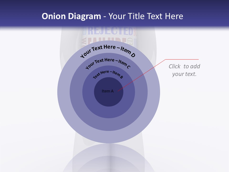 Alone Rejection Unacceptable PowerPoint Template