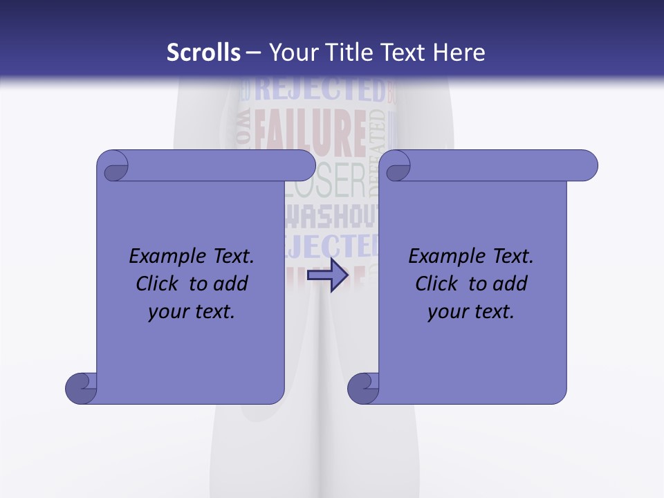 Alone Rejection Unacceptable PowerPoint Template