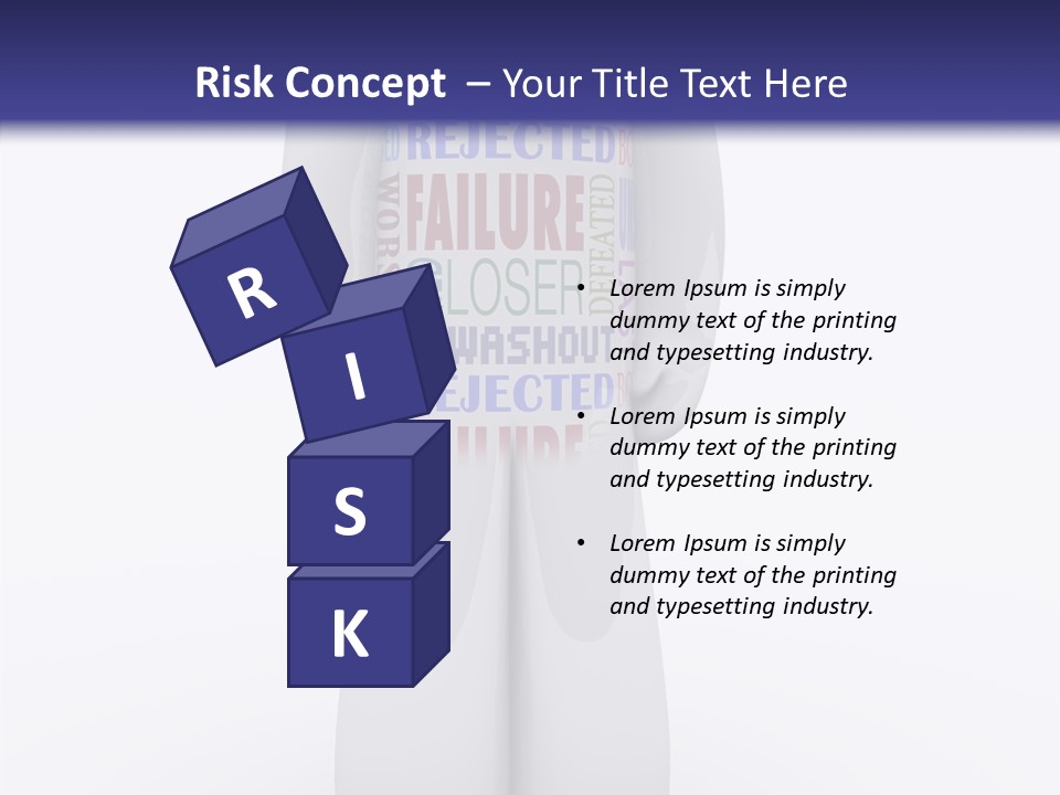 Alone Rejection Unacceptable PowerPoint Template