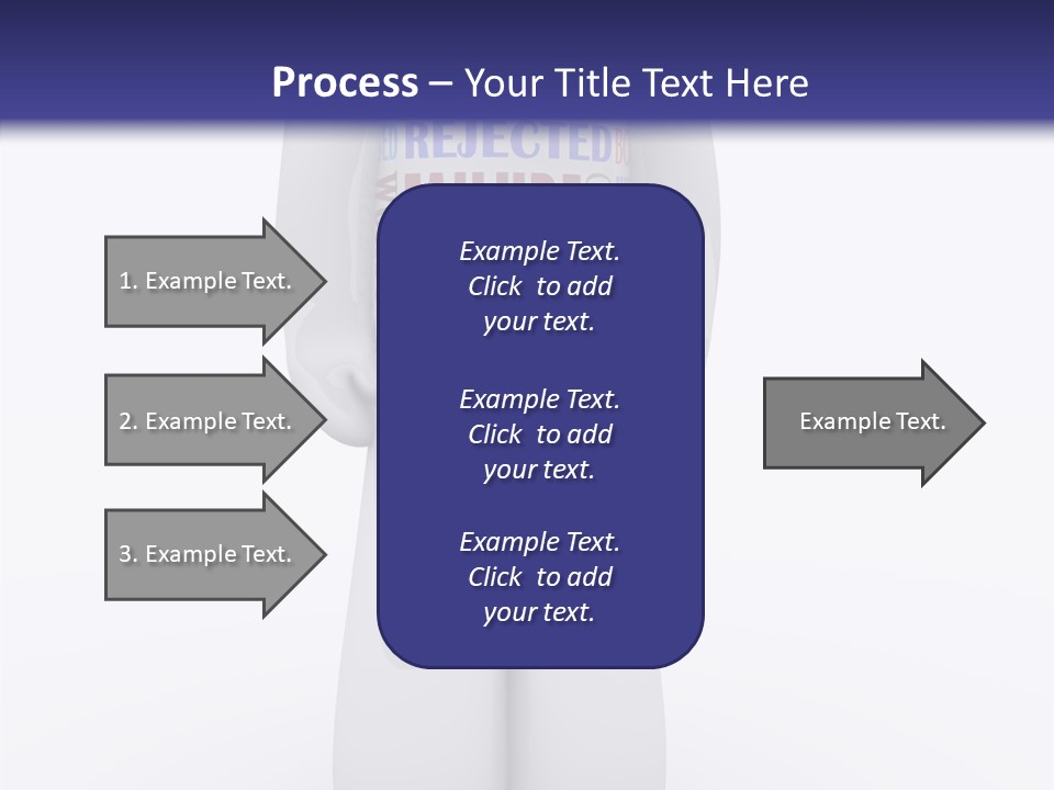 Alone Rejection Unacceptable PowerPoint Template