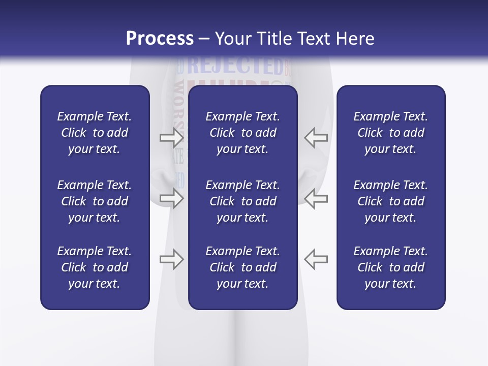Alone Rejection Unacceptable PowerPoint Template
