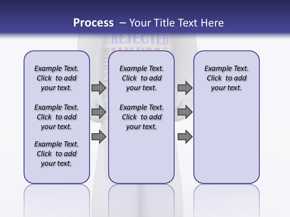 Alone Rejection Unacceptable PowerPoint Template
